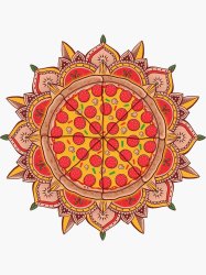 Religious Sun Pizza Meme Template