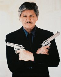 Charles Bronson with .357 Magnums Meme Template