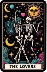 Tarot Skeleton | The Lovers Meme Template