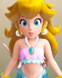 mermaid peach Meme Template