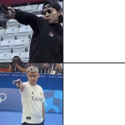 Olympics shooters square Meme Template