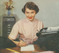 office girl 1951 Meme Template