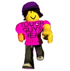 Tough guys wear pink!! Meme Template