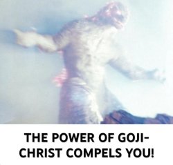 Goji-Christ Meme Template