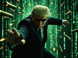 Trump matrix dodging bullets Meme Template