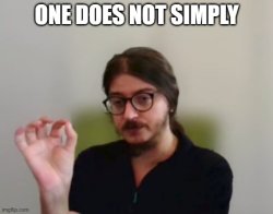 one does not bizzi Meme Template