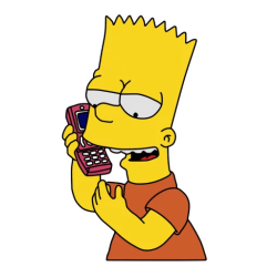 Bart Simpson Prank Call Meme Template