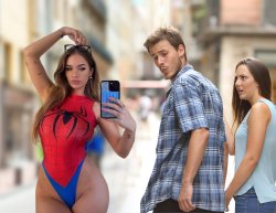 Distracted Boyfriend Sky Bri Meme Template