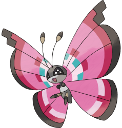 Vivillon (Meadow Pattern) Meme Template