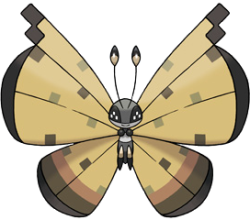 Vivillon (Sandstorm Pattern) Meme Template