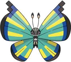 Vivillon (Savanna Pattern) Meme Template