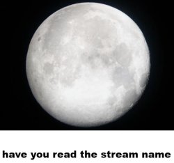 have you read the stream name Meme Template