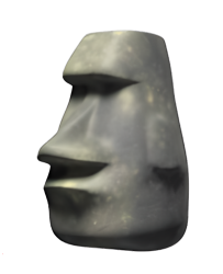 moai emoji Meme Template