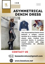 Asymmetrical Denim Dress Meme Template