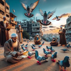 imams in Gaza Strip send out messages with homing pigeons Meme Template