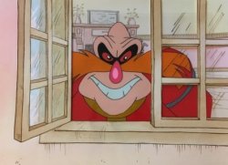 Dr Robotnik at the window Meme Template