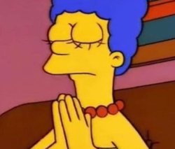 Marge praying Meme Template