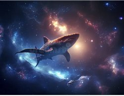 space shark Meme Template