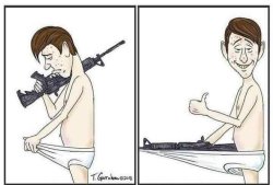 small penis big gun Meme Template
