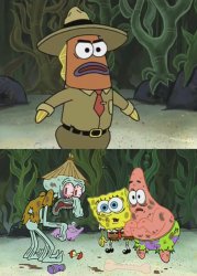 Spongebob magic shell Meme Template