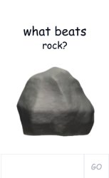 what beats rock? Meme Template