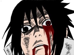 Sasuke bleeding eyes Meme Template