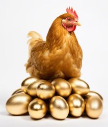 Hen Golden Eggs Meme Template