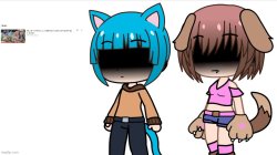 Gumball and Wan-chan uncensored Meme Template