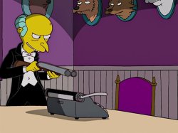 Mr. Burns With Shotgun Meme Template