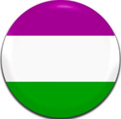 Badge/Button Suffragette Colours Meme Template