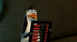 Penguin can't math Meme Template