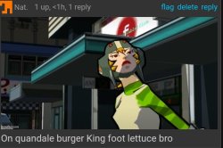 On quandale burger King foot lettuce bro Meme Template