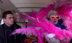 Elton John carpool flipped Meme Template