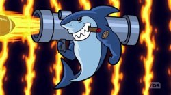 Bazooka Sharks Meme Template