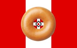 Krispy Kreme Klan flag Meme Template