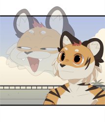 Anthro tiger Template Meme Template