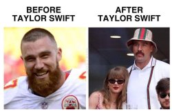 Taylor Swift Before and After Meme Template