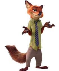 Nick Wilde Shrugging Meme Template