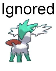 Shaymin ignores Meme Template