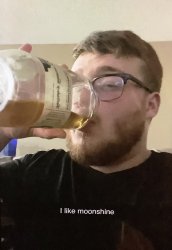 Tyler Gash Drinks Moonshine Meme Template