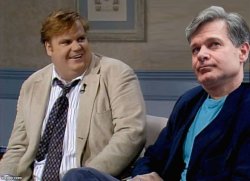 Chris Wray with Chris Farley Meme Template