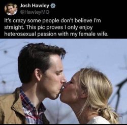 Josh Hawley heterosexual Meme Template