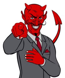 Devil in a suit Meme Template