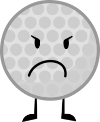 BFDI Golf Ball Meme Template