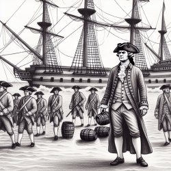 samuel adams leading the boston tea party meme Meme Template