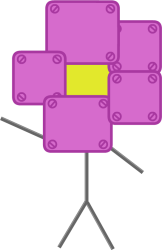 BFDI Robot Flower Meme Template