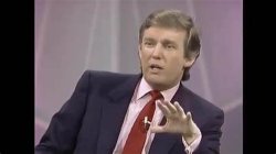 Trump interviewed by Oprah Winfrey 1988 Meme Template