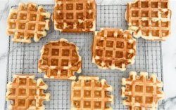 very demure, very waffle Meme Template
