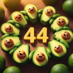 44 avocados ? Meme Template