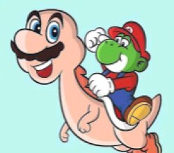 Mario Yoshi Face Swap Meme Template